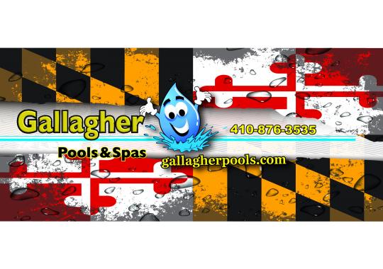 Gallagher Pools & Spas Logo