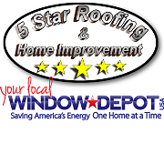 5 Star Roofing & Home Improvement Logo