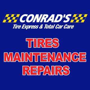 Conrad's Tire Express & Total Car Care Logo