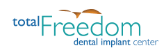 Total Freedom Dental Implant Center Logo