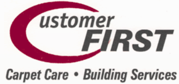 Customer First Carpet Care & Building Services Logo