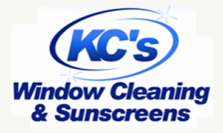 KC's Window Cleaning & Sunscreens Logo