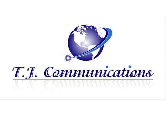 T.J. Communications Logo