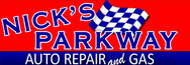Nick's Parkway Auto Repair and Gas Logo