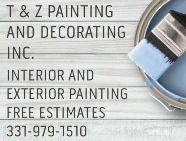 T & Z  Painting and Decorating, Inc. Logo