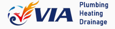 VIA Plumbing Heating & Drainage Ltd.  Logo