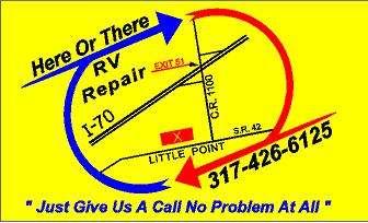 Here or There RV Repair, LLC Logo