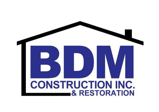 B D M Construction Logo