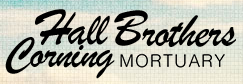 Hall Brothers Corning Mortuary Logo