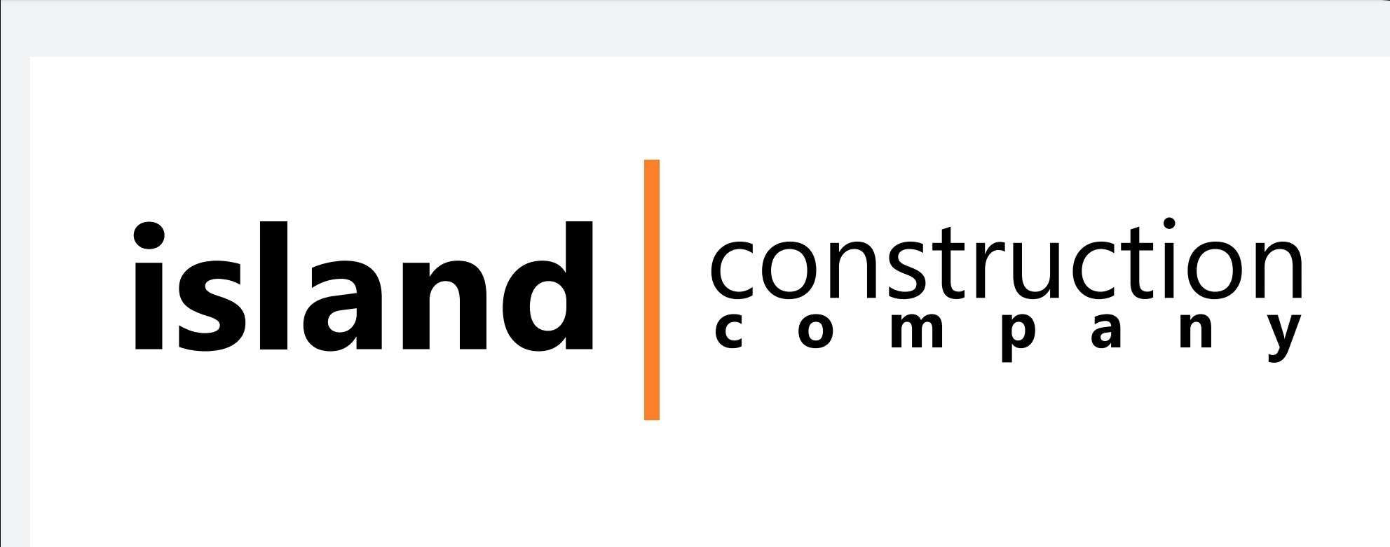 Island Construction Company Logo