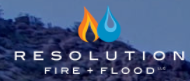Resolution Fire + Flood LLC Logo