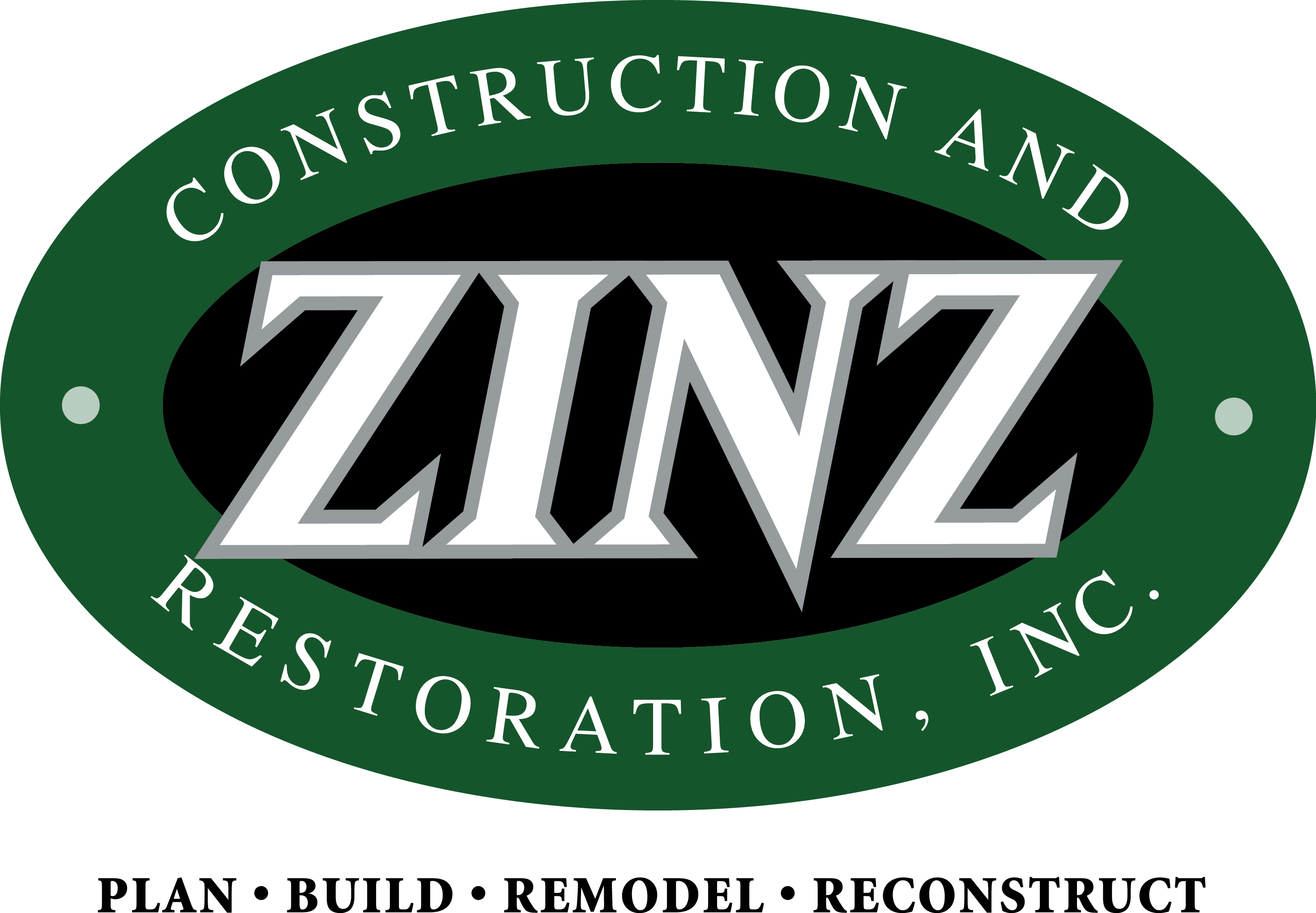 Zinz Construction and Restoration, Inc. Logo