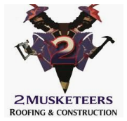 2 Musketeers Roofing and Construction Logo