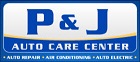 P & J Auto Care Center Logo