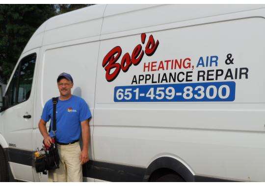 Boe's Heating Air & Appliance Repair Logo