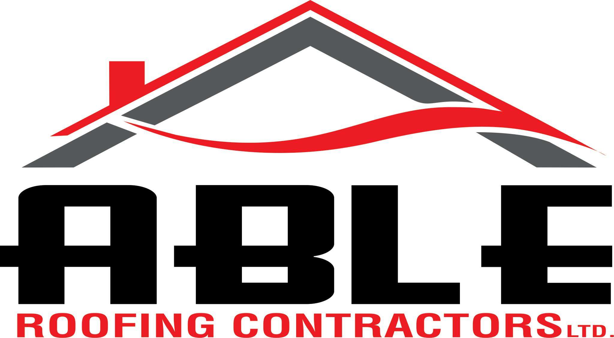 Able Roofing Contractor Logo