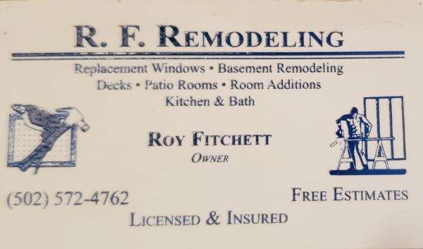 R F Remodeling Logo