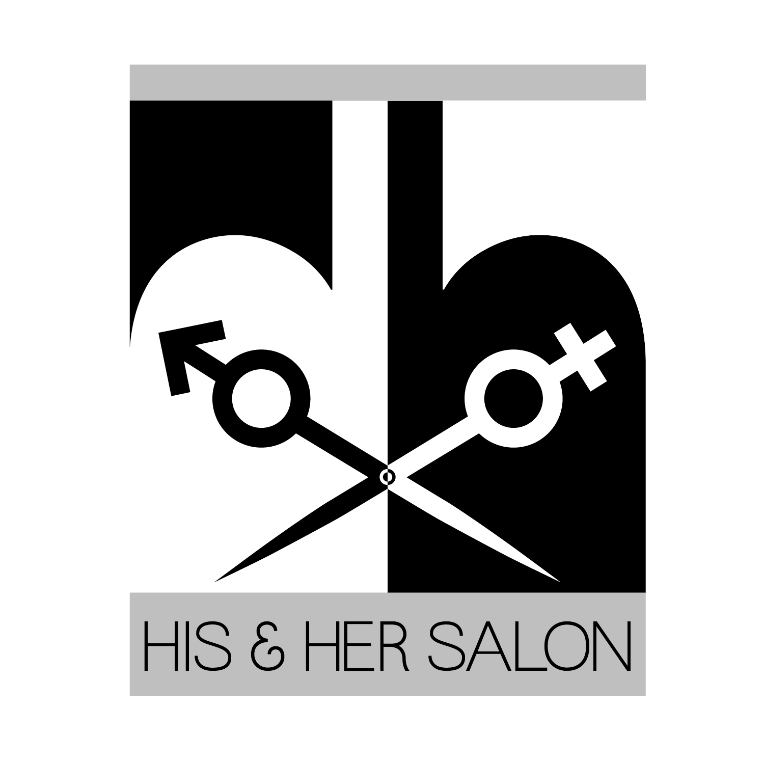His and Her Salon Logo
