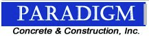 Paradigm Concrete & Construction, Inc. Logo