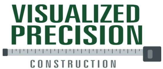 Visualized Precision Construction Logo