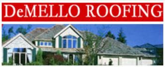 De Mello Roofing, Inc. Logo
