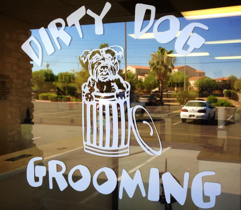 Dirty Dog Grooming Logo