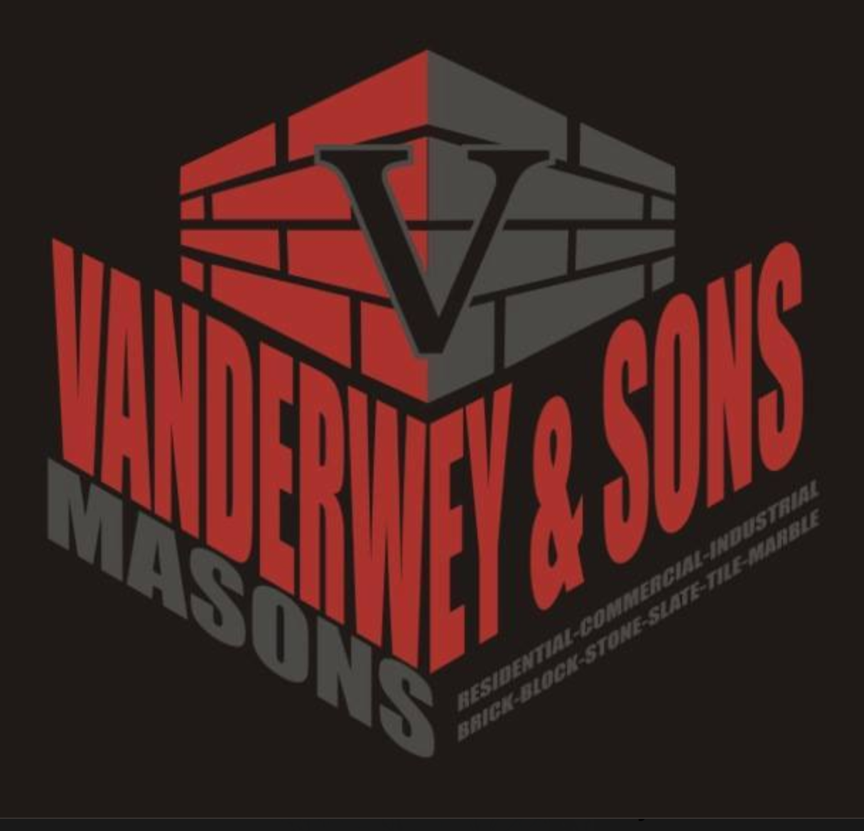 VanderWey and Sons Mason Contractors Logo