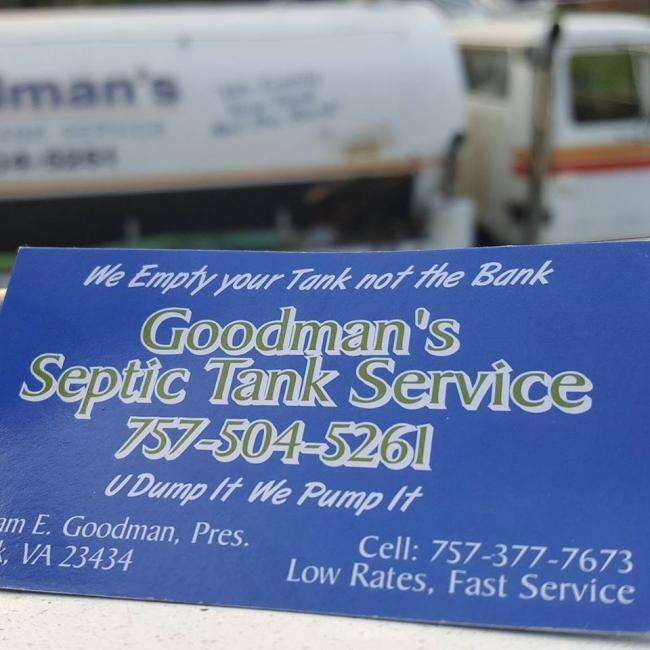 Goodman's Septic Tank Service Logo