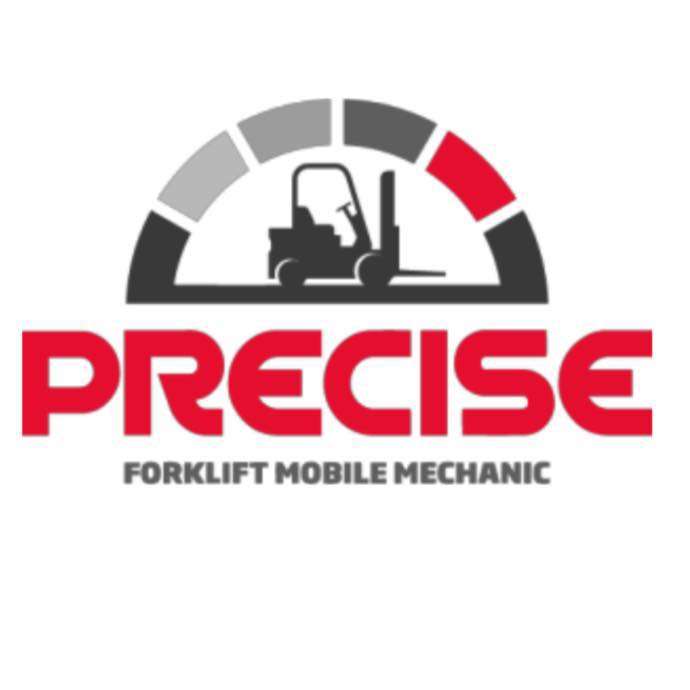 Precise Fork Lift Mobile Mechanic Logo