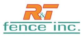 R & T Fence Co., Inc. Logo