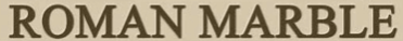 Roman Marble Shop Logo