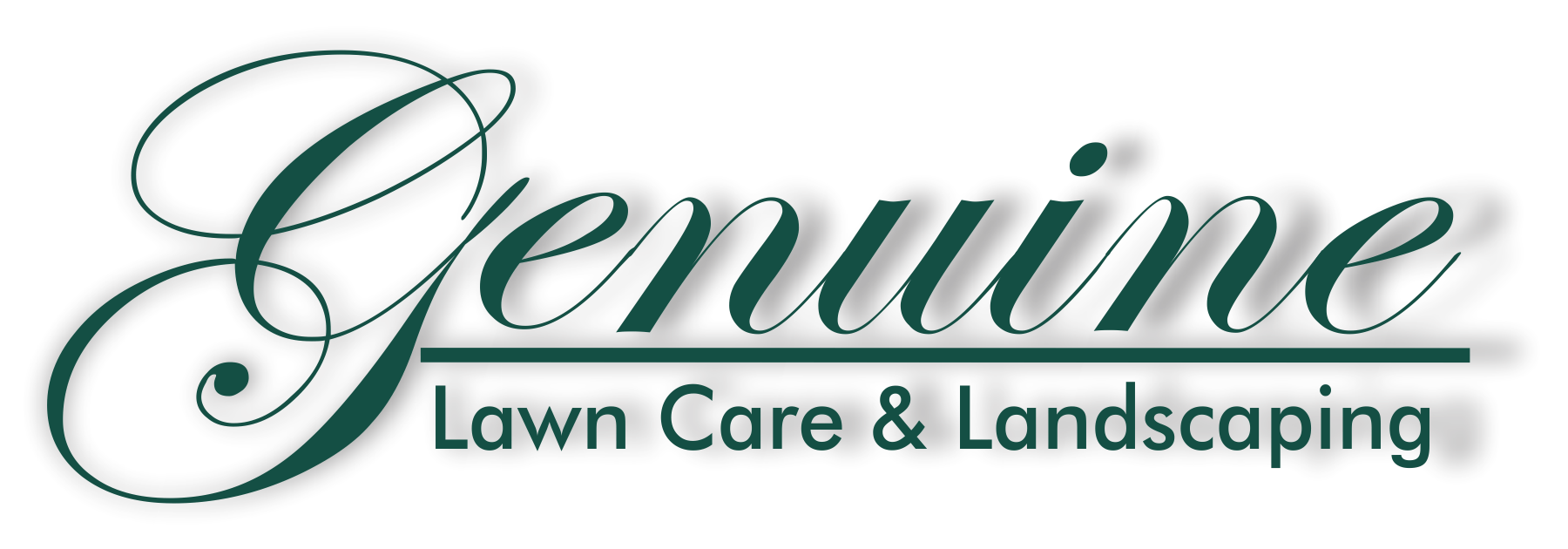 Genuine Lawn Care Logo