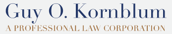 Guy O. Kornblum, A Professional Law Corporation. Logo