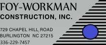 Foy-Workman Construction, Inc. Logo