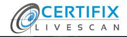 Certifix Live Scan Logo