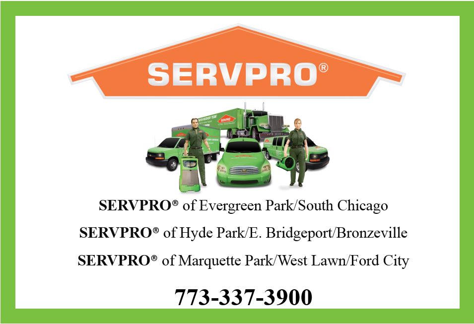 SERVPRO of Evergreen Park/South Chicago City Logo