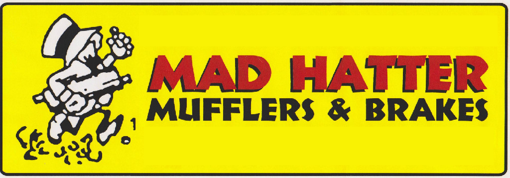 Mad Hatter Mufflers & Brakes Logo