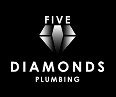 5 Diamond Plumbing Logo