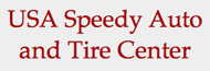 USA Speedy Auto Tire Center Logo