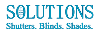 Solutions Shutters Blinds & Custom Drapery Logo