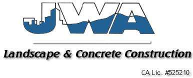 J W A Landscape & Concrete Construction Logo