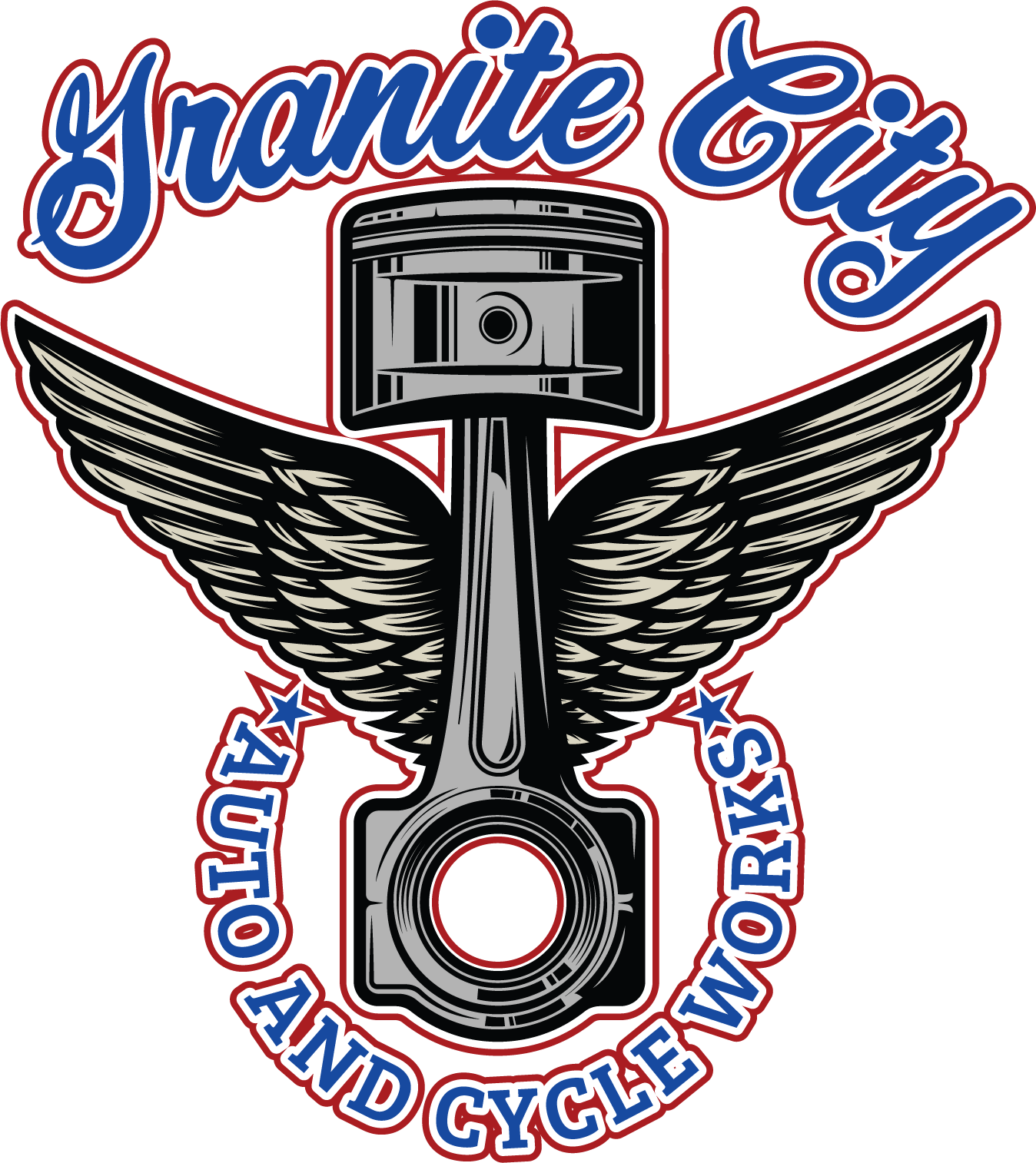 Granite City Auto and Cycle Works Logo