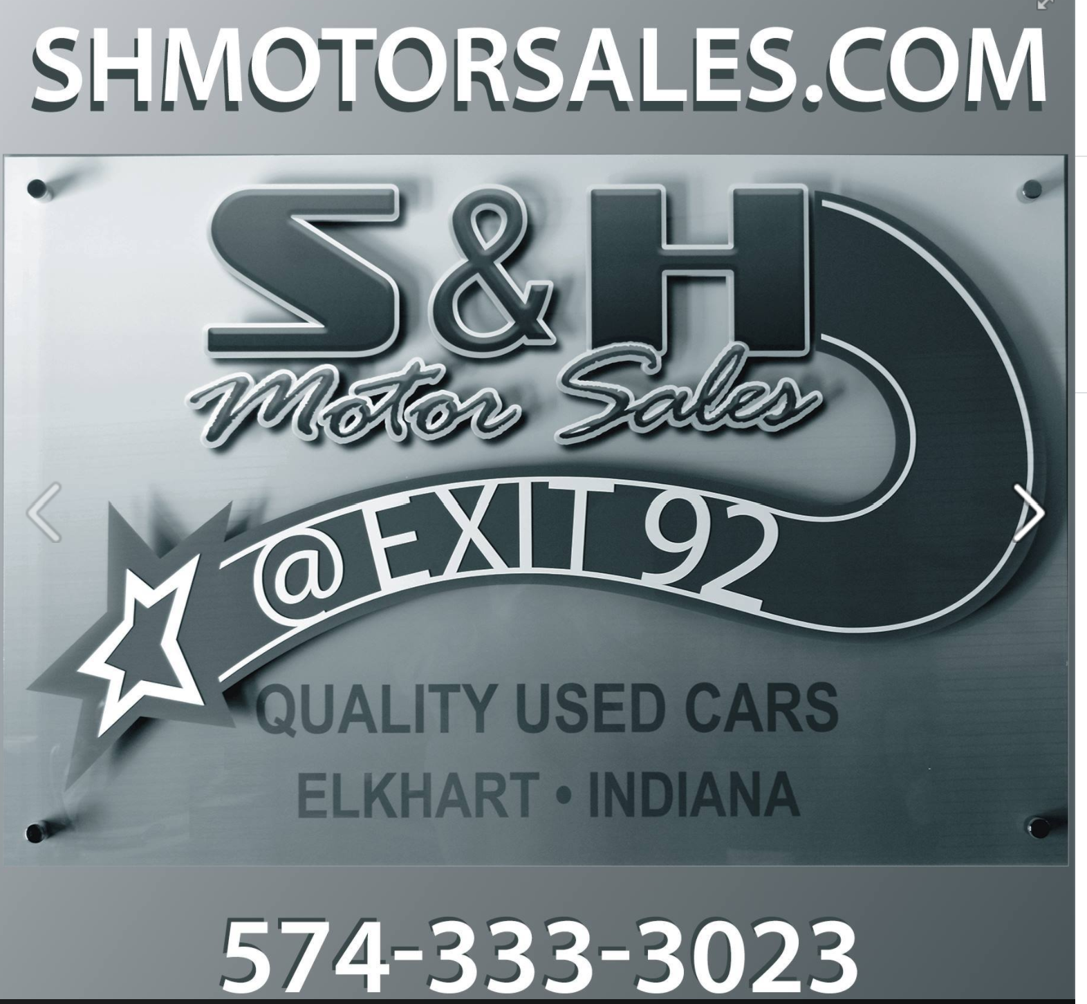 S&H Motor Sales Logo