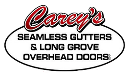 Carey's Seamless Gutters & Long Grove Overhead Doors Logo