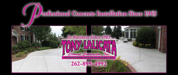 Tony LaLicata Cement Contractor Logo