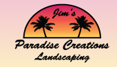Jim's Paradise Creations Landscaping Logo