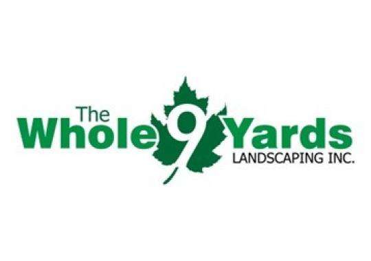 The Whole 9 Yards Landscaping Inc. Logo