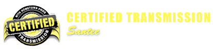 Certified Transmission of Santee Logo