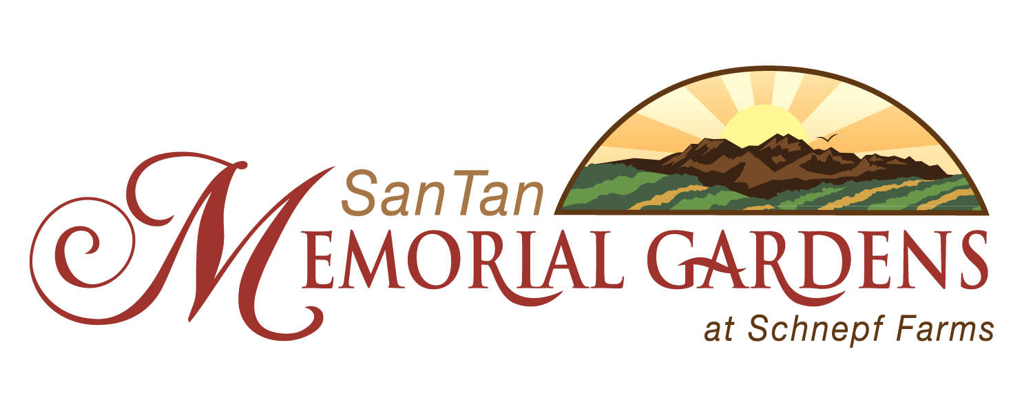 San Tan Memorial Gardens At Schnepf Farms Logo