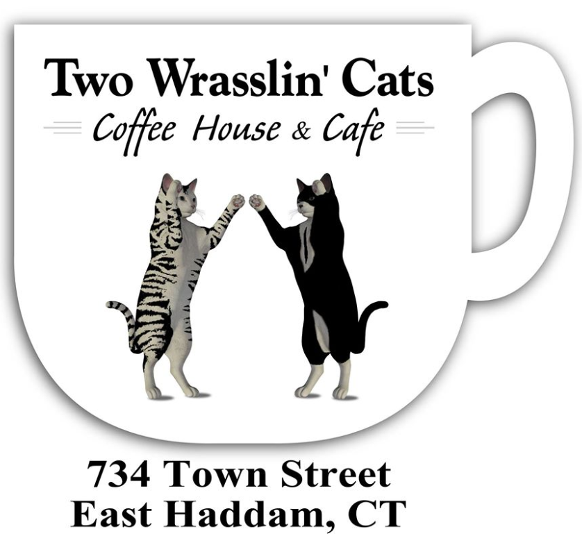 Two Wrasslin’ Cats Coffee House & Cafe Logo
